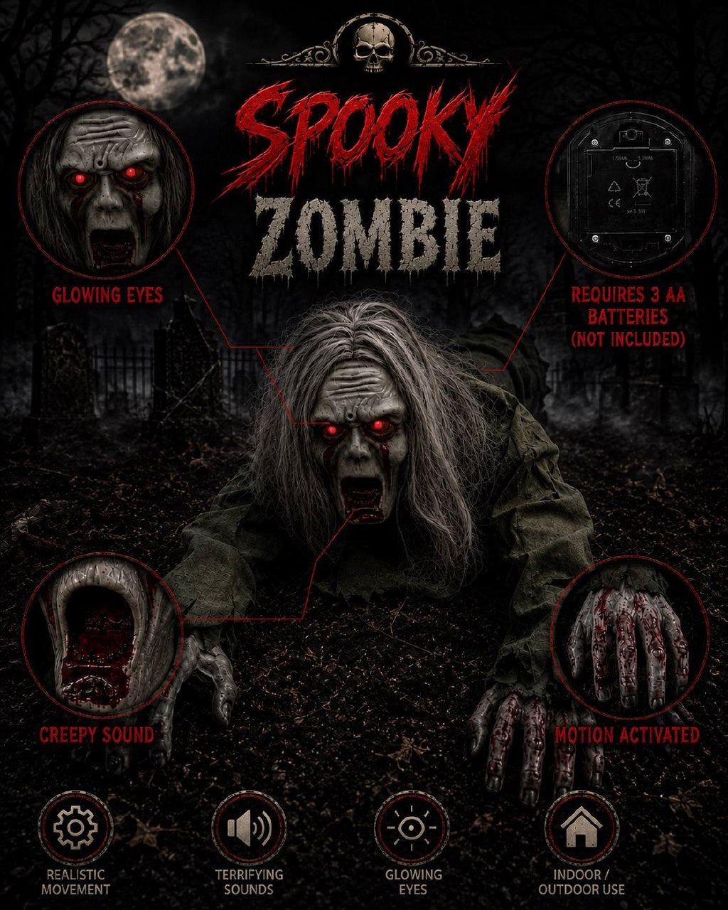 Hollow Spooky™ Zombie