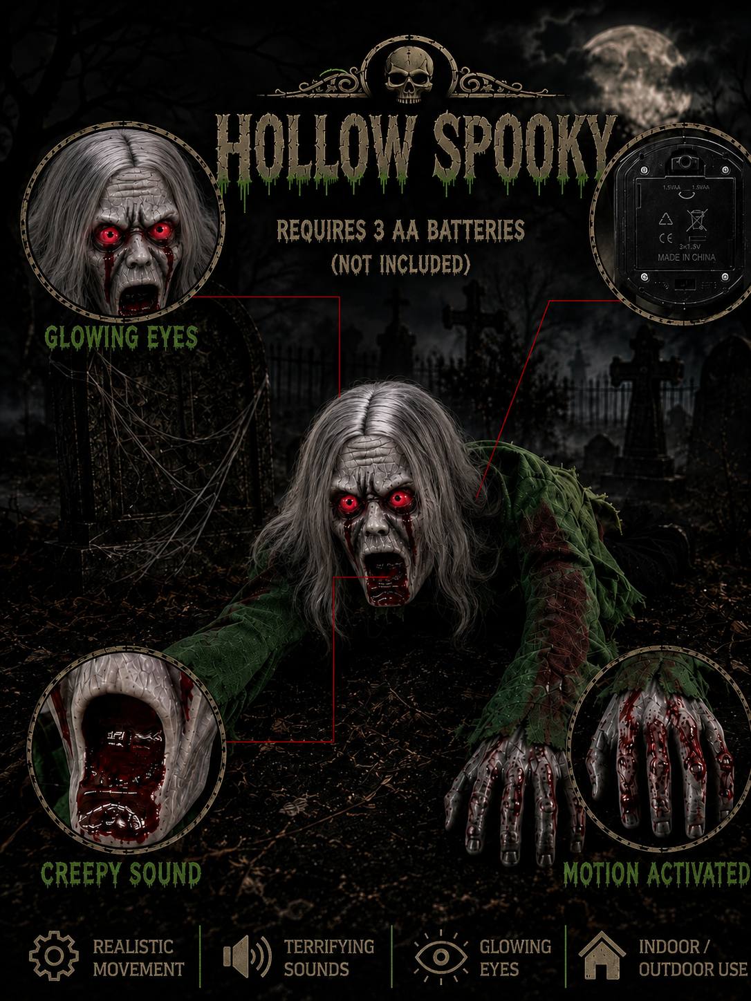 Hollow Spooky™ Zombie